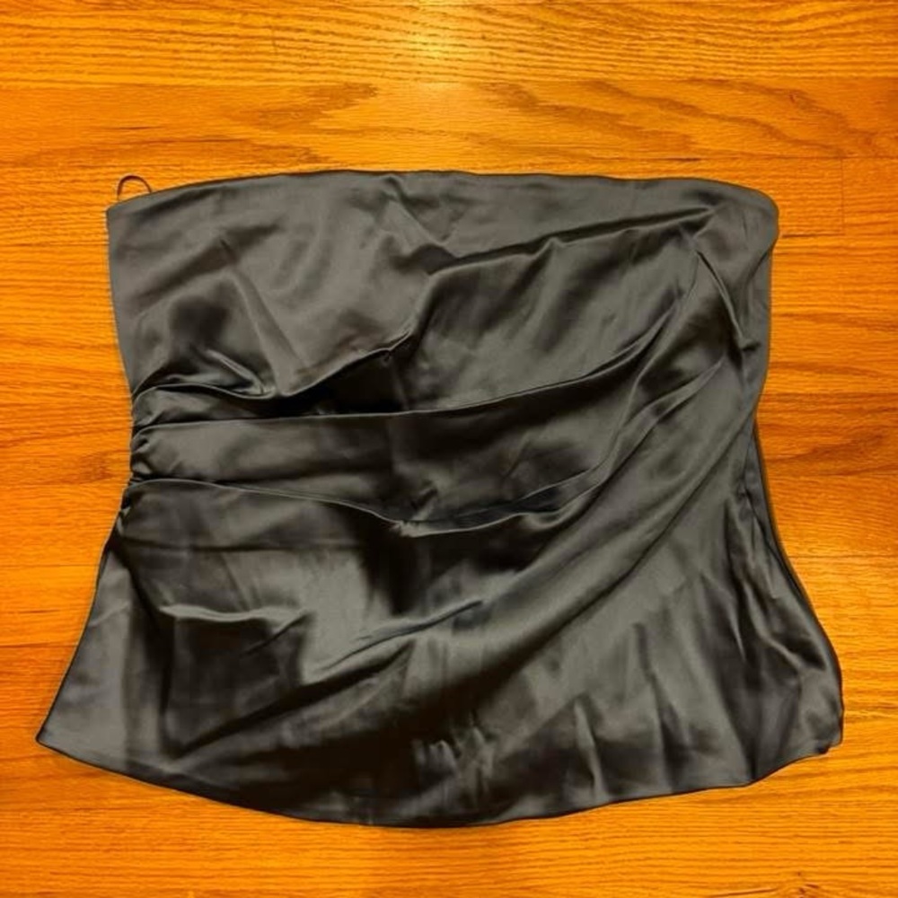 Abercrombie & Fitch Black Satin Blouse